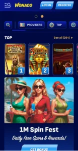 Wonaco Casino – Enjoy Seamless Mobile Play with the Latest Features (2025) 3